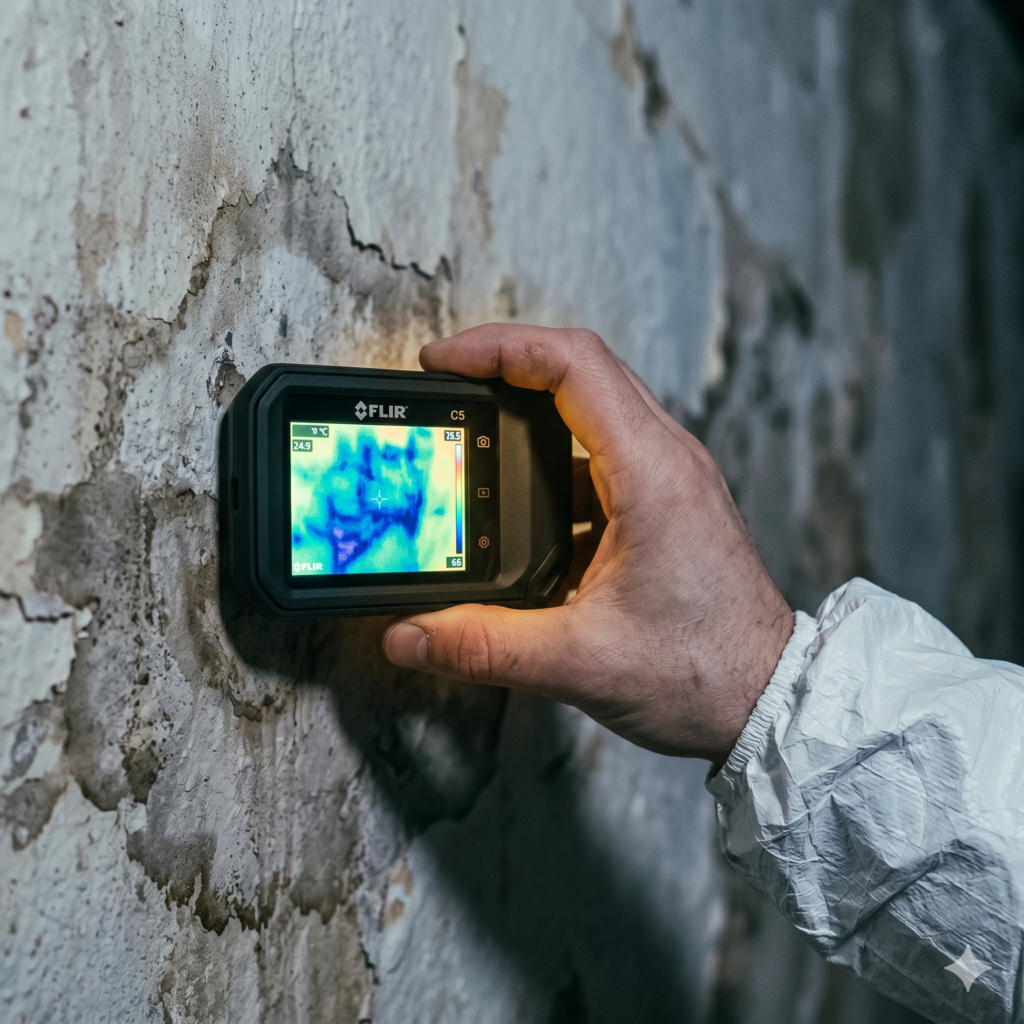 FLIR-Thermografiekamera — Leckortung AltbauProfis Harz